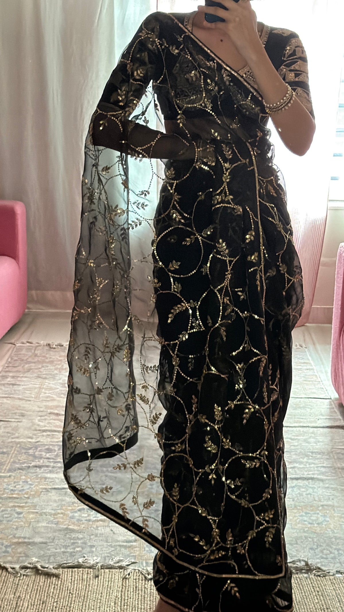 Circle Jaal Saree