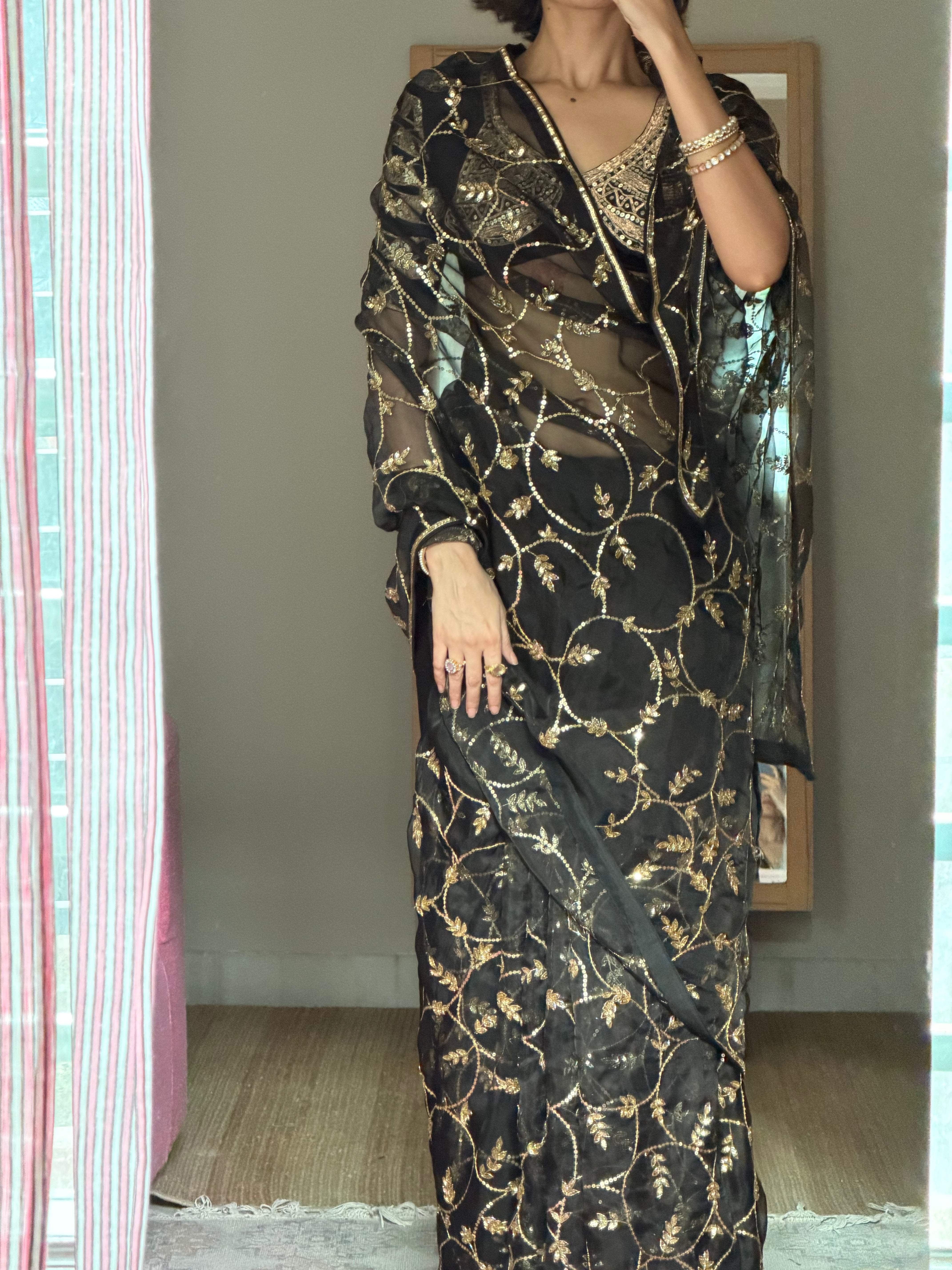 Circle Jaal Saree