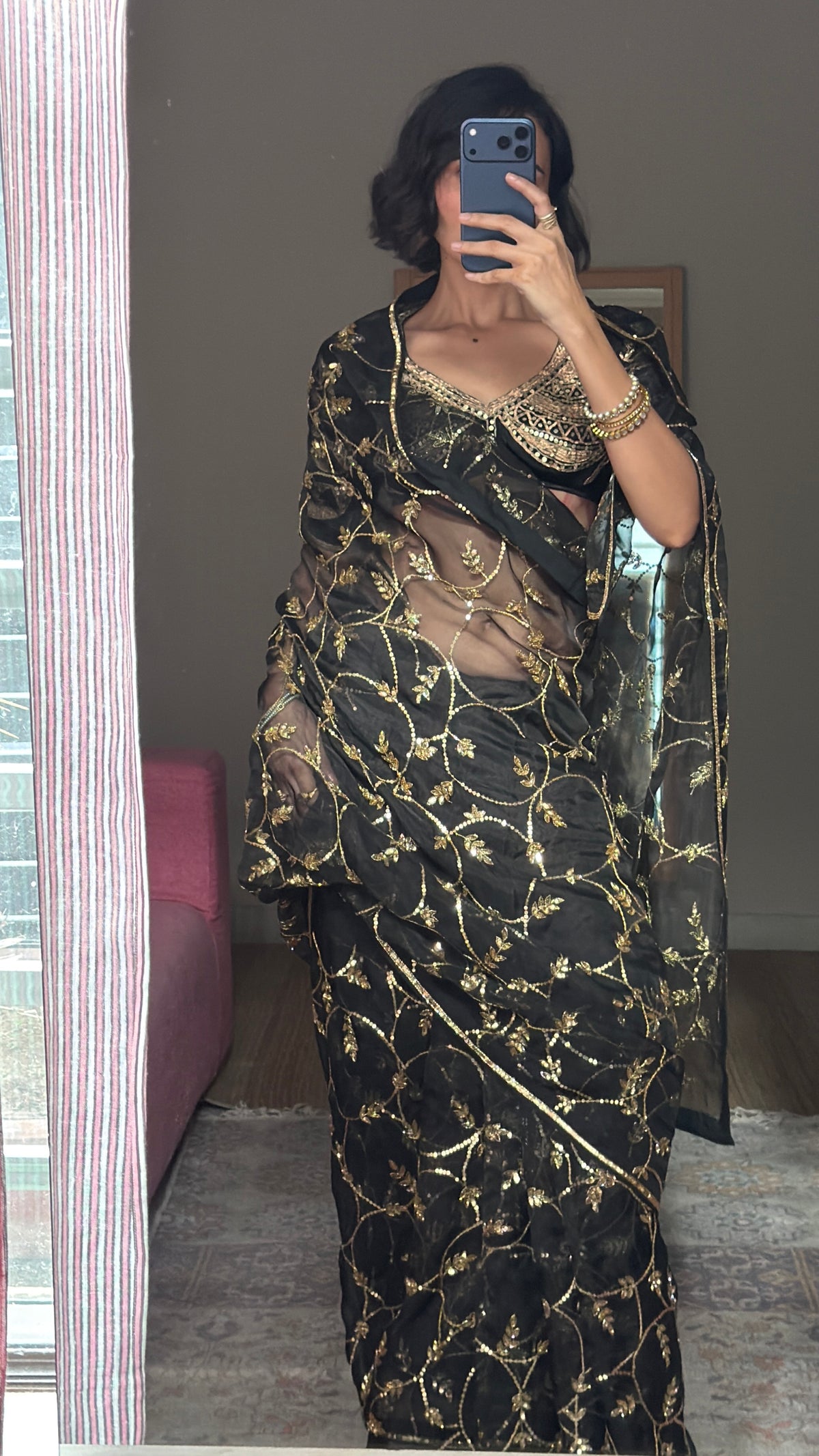 Circle Jaal Saree