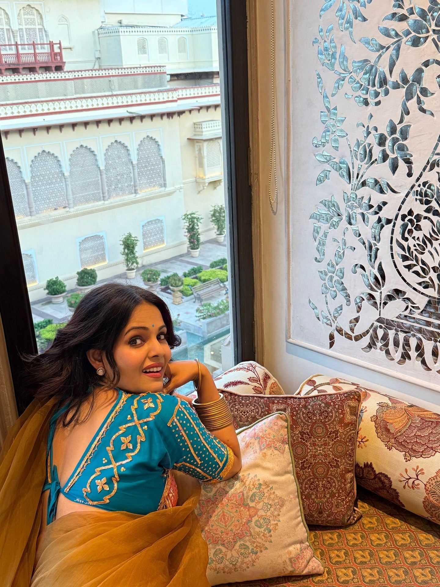 Bhoori Lampi Saree